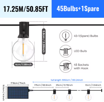 ADVENTURIST™ Solar Festoon Lights